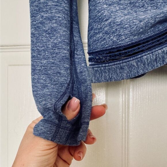 Ivivva Lululemon Own the Move Twist Wrap Long Sleeve Shirt Girls Purple Size 6 - Picture 6 of 6